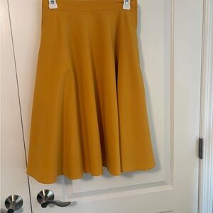 Modcloth Mustard A-Line Skirt